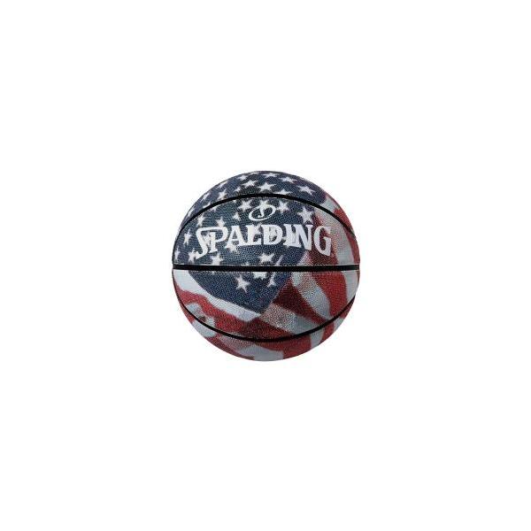 【新品/取寄品】バスケットボール スターズアンドストライプスラバー 7号球 84-320J
