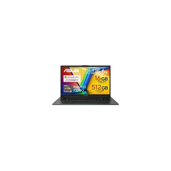 他サイト： ASUS Vivobook Go 15 E1504FA-R3165BWS ミックスブラック 15.6インチ Ryzen 3 メモリ 16GB SSDの商品画像