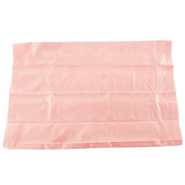 枕カバー ひんやり のびのびフィット 55×35cm ピンク 送料250円