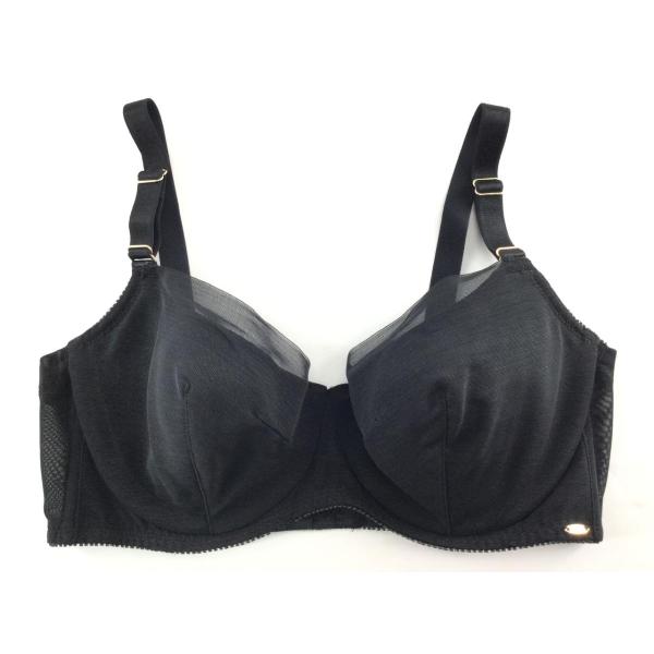 ブラジャー 美しく整える グラマーサイズ D70 ブラック 送料250円