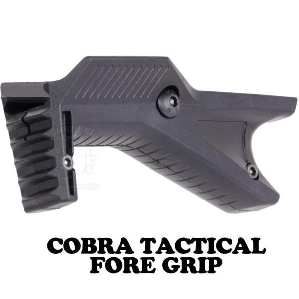 SHENKEL コブラ アングル フォアグリップ レプリカ bk 20mm