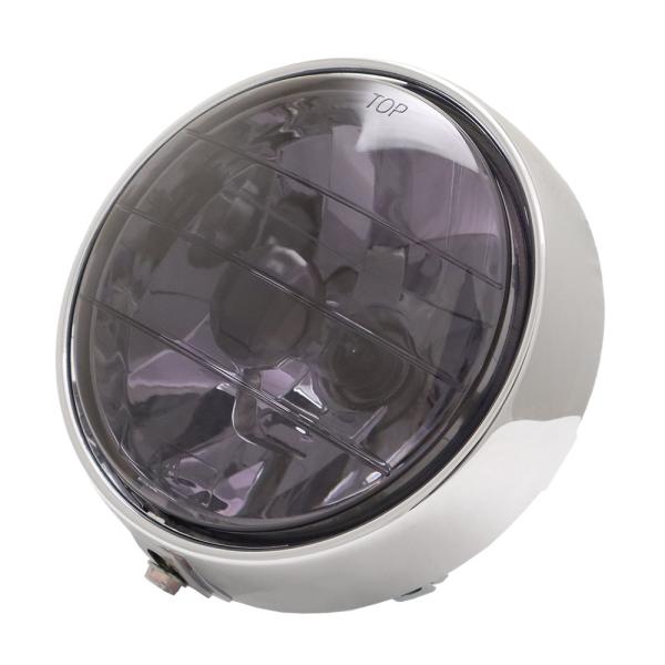 デラックス/スタンダード系用　マルチリフレクターヘッドライト（スモーク） ノーマルのライトと手軽に交換できます。 純正と取り付け部はほぼ同じですのでボルトオンです。 【適合車種】■スーパーカブ　デラックス/スタンダード　（93年〜C50-0...