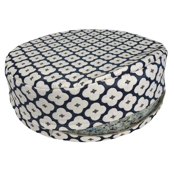 アウトスタイル クッションカバー 40丸x12cm 円形スツール カバー用 インポート フランス製 ビックバン ネイビー アウトスタイル Pro 通販 Yahoo ショッピング