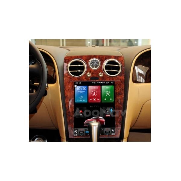 テスラスタイル　アンドロイドナビ　ベントレー　フライング　コンチネンタル 2004-2015 CarPlay対応　iPhone　ios