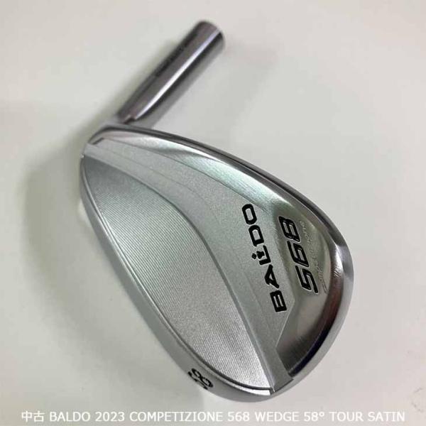 中古ゴルフクラブ ヘッドのみ バルド 568 ウェッジ コンペティオーネ ツアーサテン 58度 2023 WEDGE COMPETIZIONE 568 FORGED WEDGE TOUR SATIN 58°
