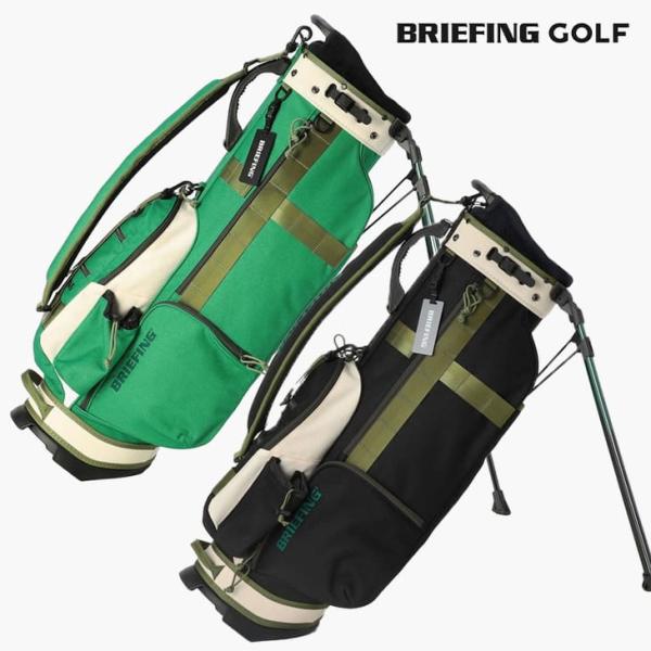 BRIEFING CR-8♯02 ゴルフバッグ ブラック/アイボリー BRIEFING