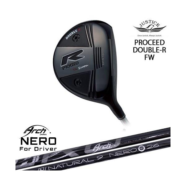ジャスティック R PROCEED ドライバー 後期モデル ブラック PROCEED DOUBLE-R FW プロシード・ダブル-R・フェアウェイウッド[FW