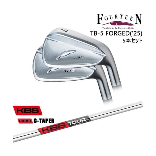 Fourteen - フォーティーン TB-5 FORGED (2025) アイアン 6-PW Fourteen TB-5 Forged Irons 2025 6-PW ( 5pcs )