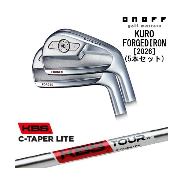ONOFF KURO フォージド アイアン5本セット　6-P KURO（オノフ） ONOFF KURO(クロ) フォージドアイアン5本set(6I-PW