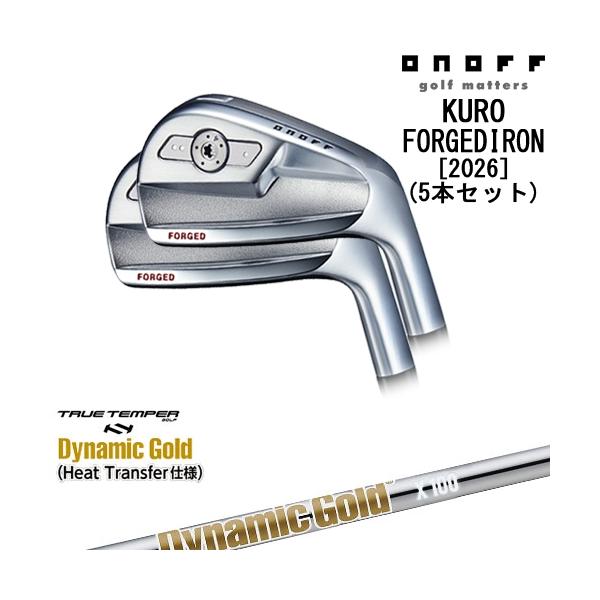 【美品 5〜P 6本セット】ONOFF KURO FORGEDアイアン　2026 KURO（オノフ） ONOFF KURO(クロ) フォージドアイアン5本set(6I-PW