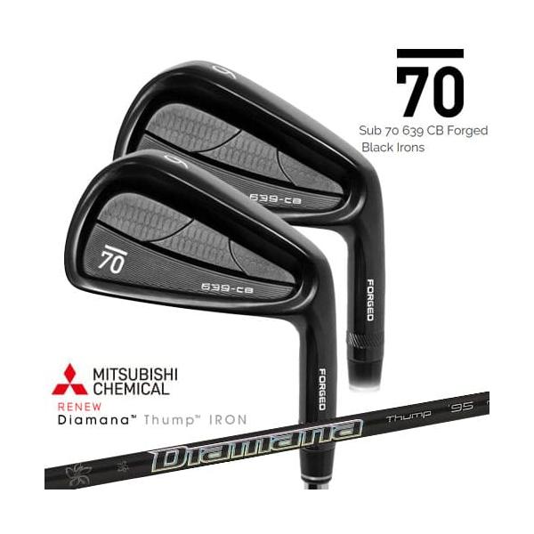 美品 Sub70 639-CB フォージドアイアン 6本 5-PW セット 在庫品即納】Sub 70 639 CB Forged Black Irons サブセブンティ