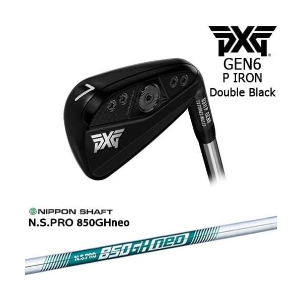 PXG PXG GEN6 0311 P アイアン5本set(6-Pw)ダブルブラック[6P]ピー