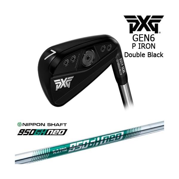 PXG PXG GEN6 0311 P アイアン単品(4/5/G)ダブルブラック[IR]ピー