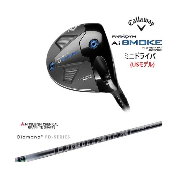 超美品　キャロウェイ PARADYM AI SMOKE ミニドライバー 13.5 Ai SMOKE PARADYM Ti 340 MINIドライバー (USモデル)[FW