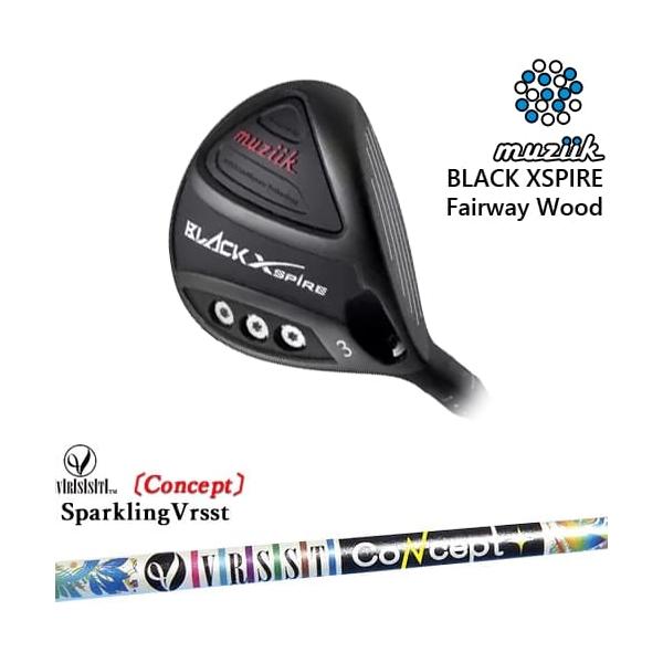 ムジークmuzhikBLACKXSPIR 3番フェアウェイウッド muziik公式サイト／もっとやさしく、もっと遠くへ。易しいモンスターFW