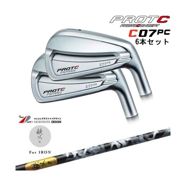 【超美品】プロトコンセプト　Ｃ０７ＰＣ／Ｃ０５ＴPコンボ　＃6〜Ｐｗ　５本セット 超美品】プロトコンセプト C07PC／C05TPコンボ ＃6