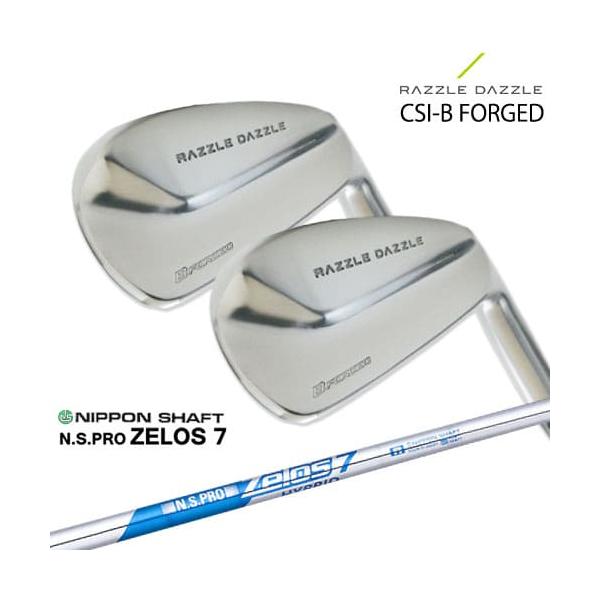 ラズルダズル　マッスルバック　csi-b フォージド RAZZLE DAZZLE CSI-B FORGED ラズルダズル アイアン 6本セット(5I〜PW