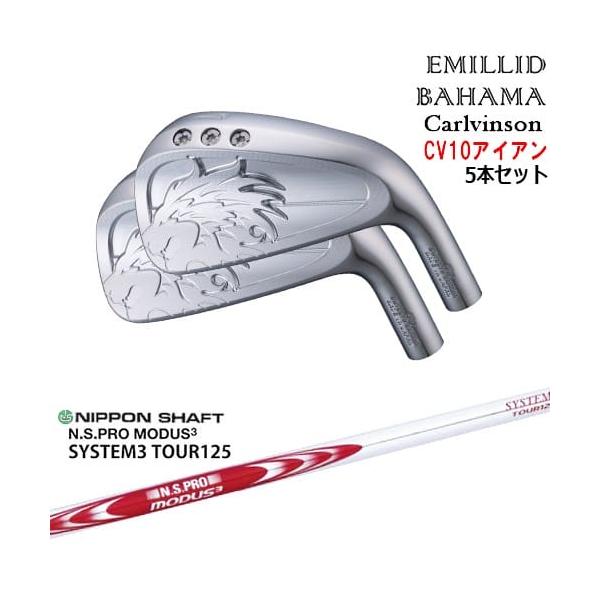 エミリッドバハマCV10 EMILLID BAHAMA Carlvinson CV10 IRON アイアン5本set(6I-PW