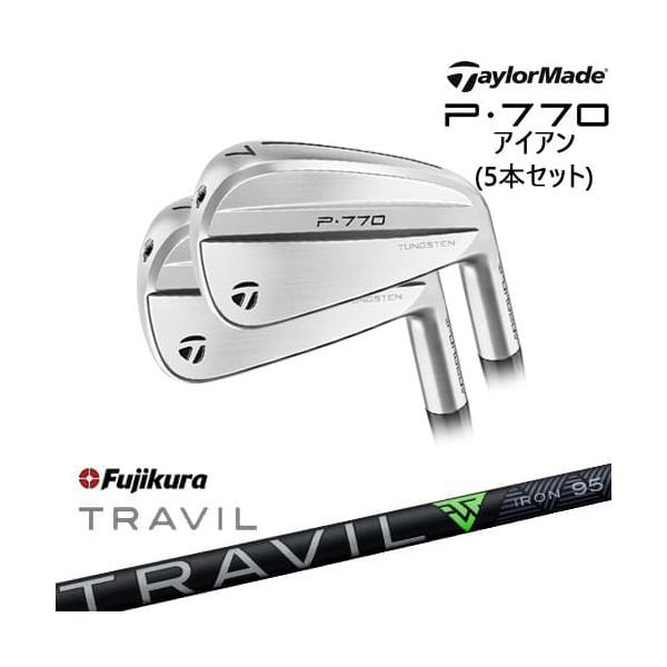 テーラーメイド　P770 5i〜PW 6本　TRAVIL95S 美品　おまけ付 P700シリーズ P770 IRON アイアン5本set(6I-PW) 2024年モデル[6P