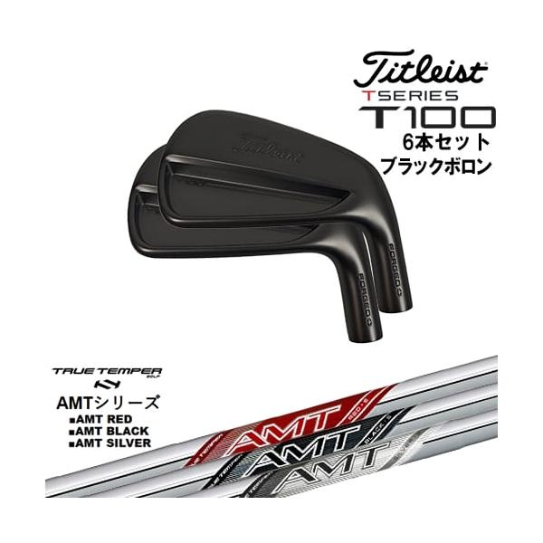 T-Series タイトリスト T100 アイアン6本set(5I-PW) ブラックボロン[5P