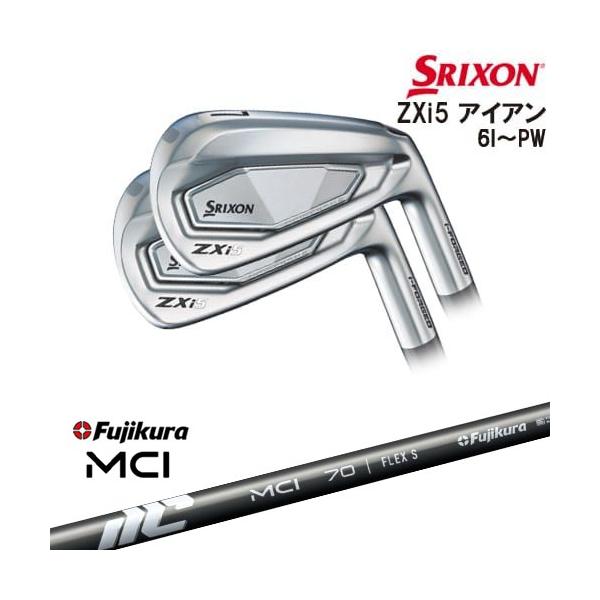 スリクソンZXi5 アイアンセット フジクラMCI 60R 5〜PW 6本セット ZX（スリクソン） SRIXON ZXi5 IRON アイアン5本set(6P-PW)[6P