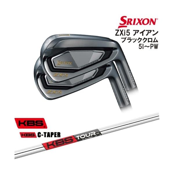 ZXi ZXi5 ブラッククロム アイアン6本set(5I-PW)[5P]スリクソンSRIXON