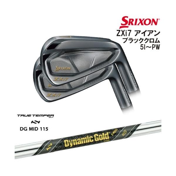 ZXi ZXi7 ブラッククロム アイアン6本set(5I-PW)[5P]スリクソンSRIXON