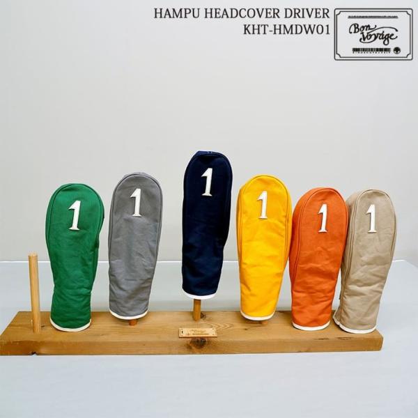 【ネコポス】木の庄帆布 Kinosho TRANSIT KHT-HMDW01HAMPU HEADCOVER 帆布ヘッドカバー ドライバー 1 WOOD COVER 2026年モデル