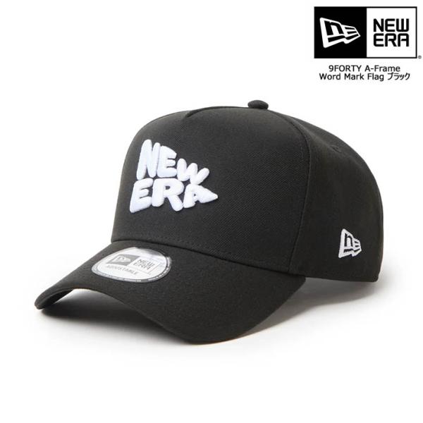 ニューエラ キャップ 9FORTY A-Frame Word Mark Flag ブラック 15137109 NEW ERA