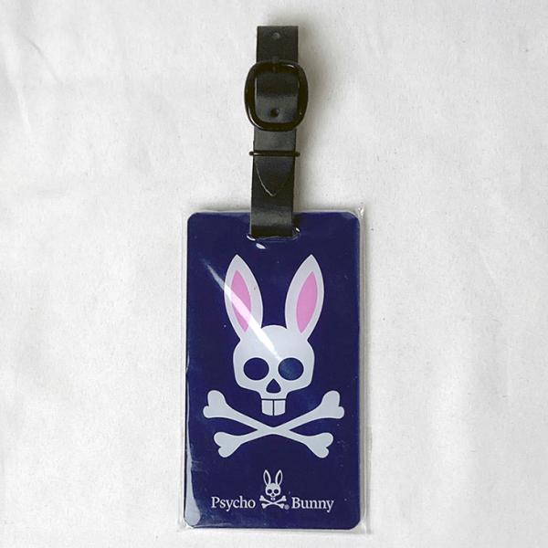 【プレート期間限定価格】 ゴルフ ネームプレート サイコバニー Psycho Bunny 非売品 ネイビー ネームタグ 名札 刻印サービス