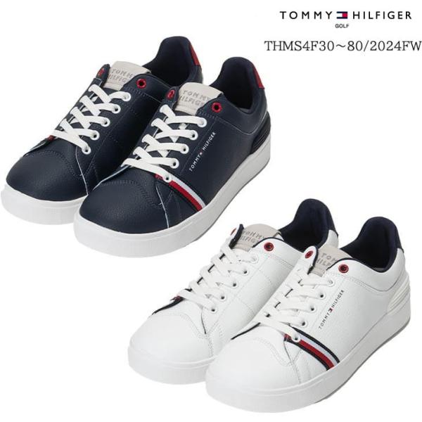【新品未使用】トミーヒルフィガースパイクレスシューズ (THMS4F) 23ｃｍ TOMMY HILFIGER（トミー・ヒルフィガー） TOMMY HILFIGER THMS4F