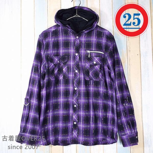 BALLE DE MATCH パープルチェック セットアップ Mサイズ over30_15000569