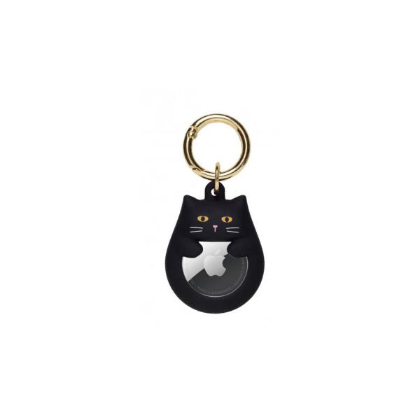 他サイト： Petit Animal AirTagケース くろねこ AT-PA02の商品画像