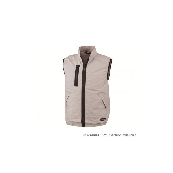 ジーベック(XEBEC) XE98019 空調服綿ベスト シルバーグレー L