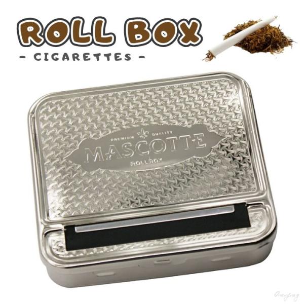 手巻きローラー 手巻き タバコ用 レギュラー サイズ ロールボックス シガレットマシーン 手巻きタバコ ローラー 巻器 レギュラーサイズローラー ローリングマシーン スタンダードローラー 半自動 MASCOTTE マスコット プレゼント 送...