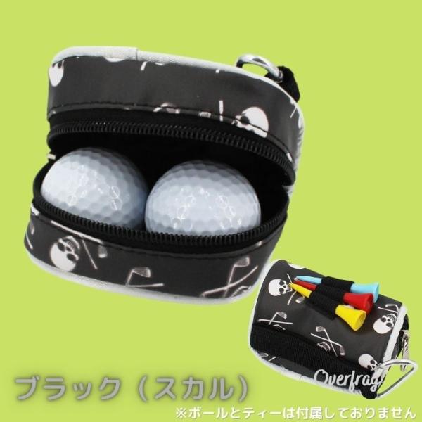 お気に入 ゴルフ ボール収納 ゴルフバッグ 便利 収納バッグ GOLF ドクロ