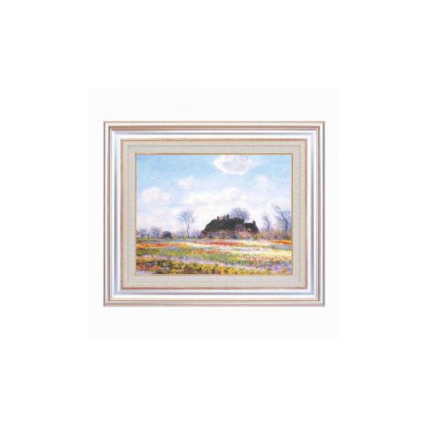 モネ名画額F6AS 1736540・花畑