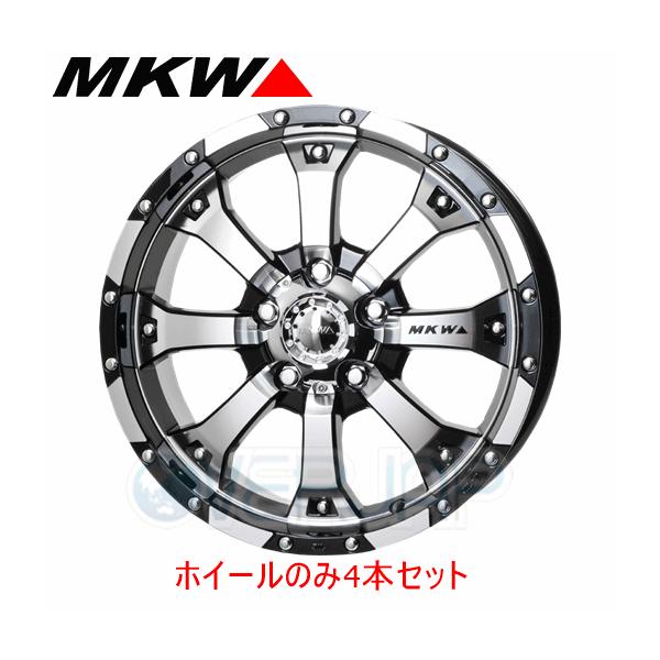MKW MK46 ホイール ブラック4本セット ホイール4本セット MKW MK-46 ダイヤカットグロスブラック
