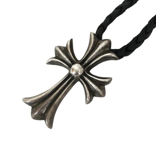CHROME HEARTS クロムハーツ ラージCHクロス レザーブレイド