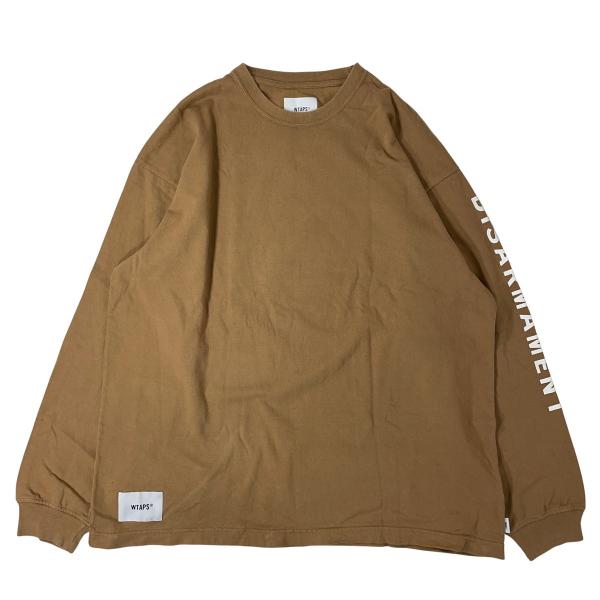 WTAPS ティール 長袖カットソー WTAPS ダブルタップス 24AW PRTC/LS/COTTON 242ATDT-CSM13