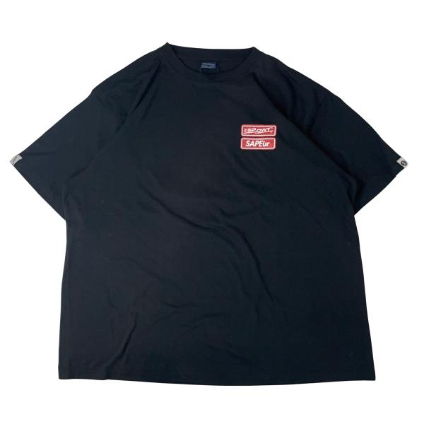 未使用プリントひび割れ SAPEUR サプール Tシャツ SPOWT GOD DEER Tee