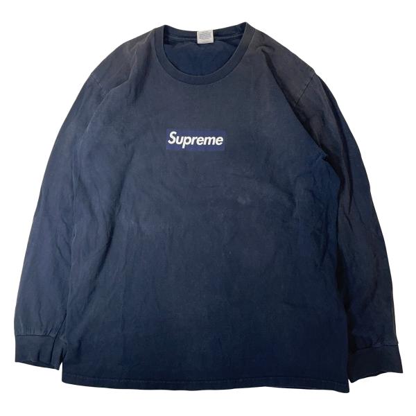 最終値下げ　価格戻す　supreme ボックスロゴ　ロンT overlap_2606040102