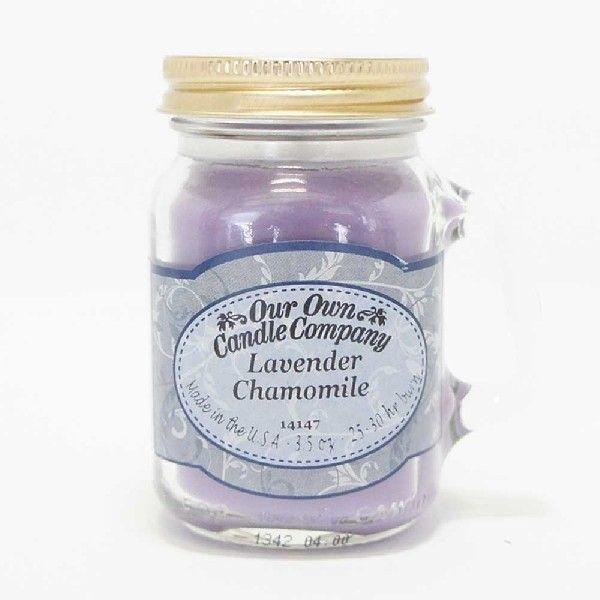 アロマキャンドル メイソンジャー ラベンダーカモミール ミニ Lavenderchamomile Mini かわいいアクセサリー販売over Rag 通販 Yahoo ショッピング