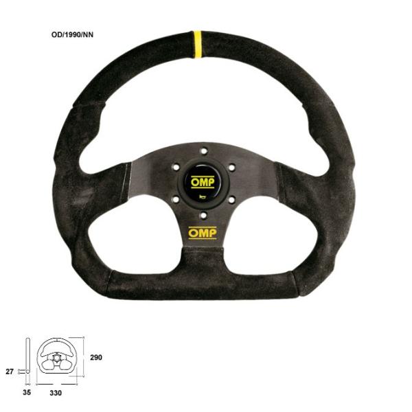 OMPステアリング SUPERQUADRO スーパークワドロ OMP ステアリング OD1990NN SUPERQUADRO スーパークワドロ 黒