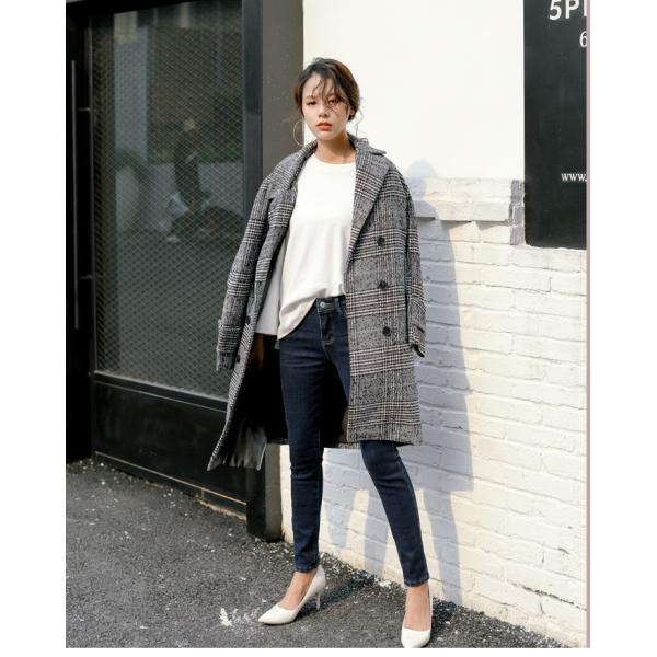 グレンチェックミドル丈コート ダブル グレンチェック チェスターコート グレンチェックコート チェスター コート 宅急便 Buyee 日本代购平台 产品购物网站大全 Buyee一站式代购 Bot Online
