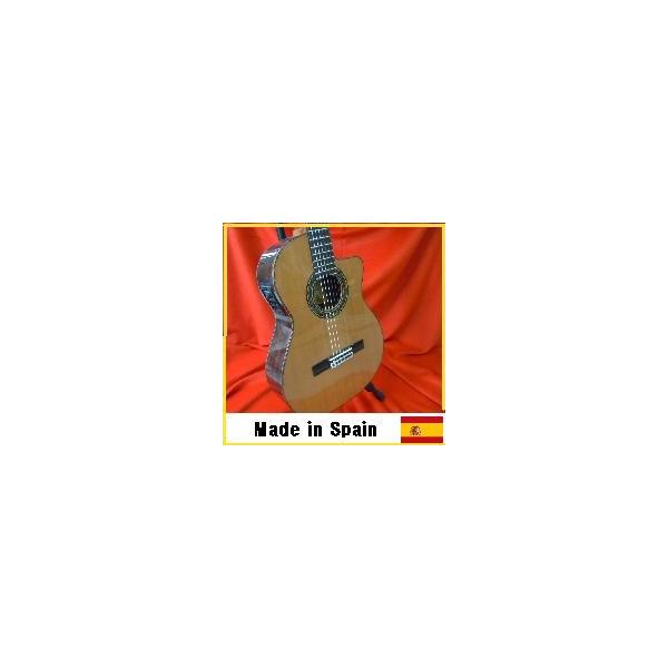 ボサノヴァギター　スペイン製カッタウェイ・ エレクトリックボサノバギター