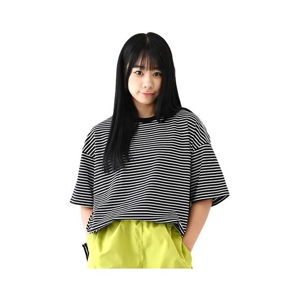 40%OFFセール GENERATOR（ジェネレーター） ボーダーTシャツ ブラック F(160cm-170cm) メール便OK 2026春夏