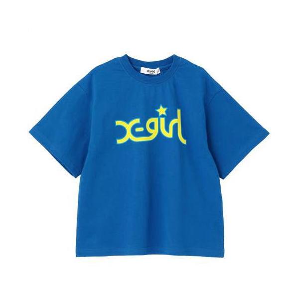 X-girl Stages（エックスガールステージス） ミルズロゴ半袖Tシャツ