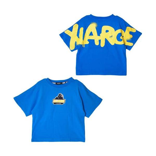 エクストララージキッズ　半袖Ｔシャツ　140㎝ エクストララージキッズ ロゴ切替半袖Tシャツ キッズ トップス