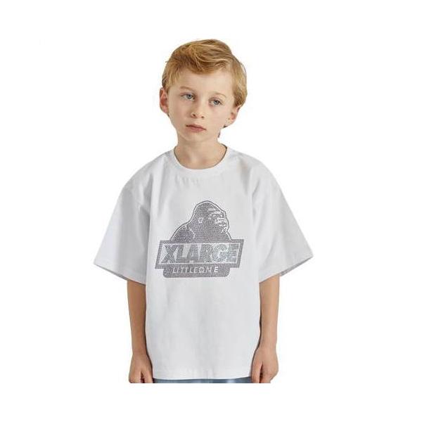 XLARGE KIDS（エクストララージ キッズ） ラインストーンOG 半袖T